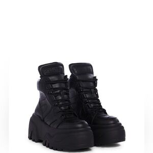 DOLLS KILL CROSSFADE HIGH TOP PLATFORM SNEAKERS -